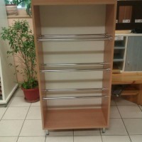 Cipős polc króm tartóval